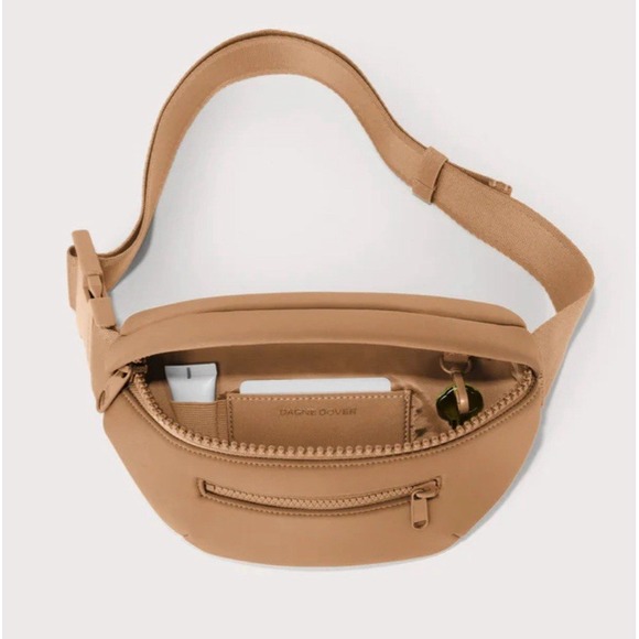 Dagne‎ Dover ACE Fanny Pack NWOT Neoprene Camel $95 - Picture 3 of 16